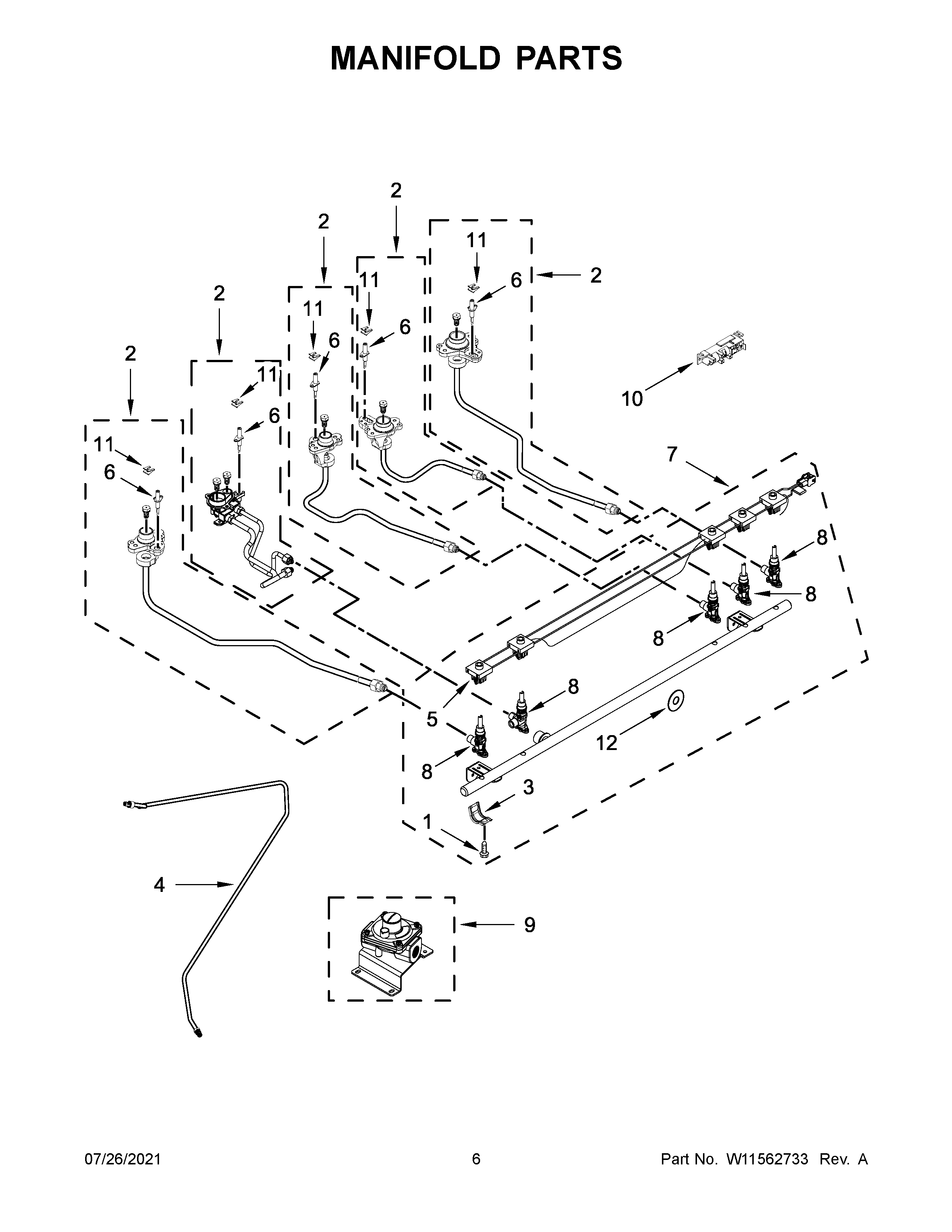 MANIFOLD PARTS