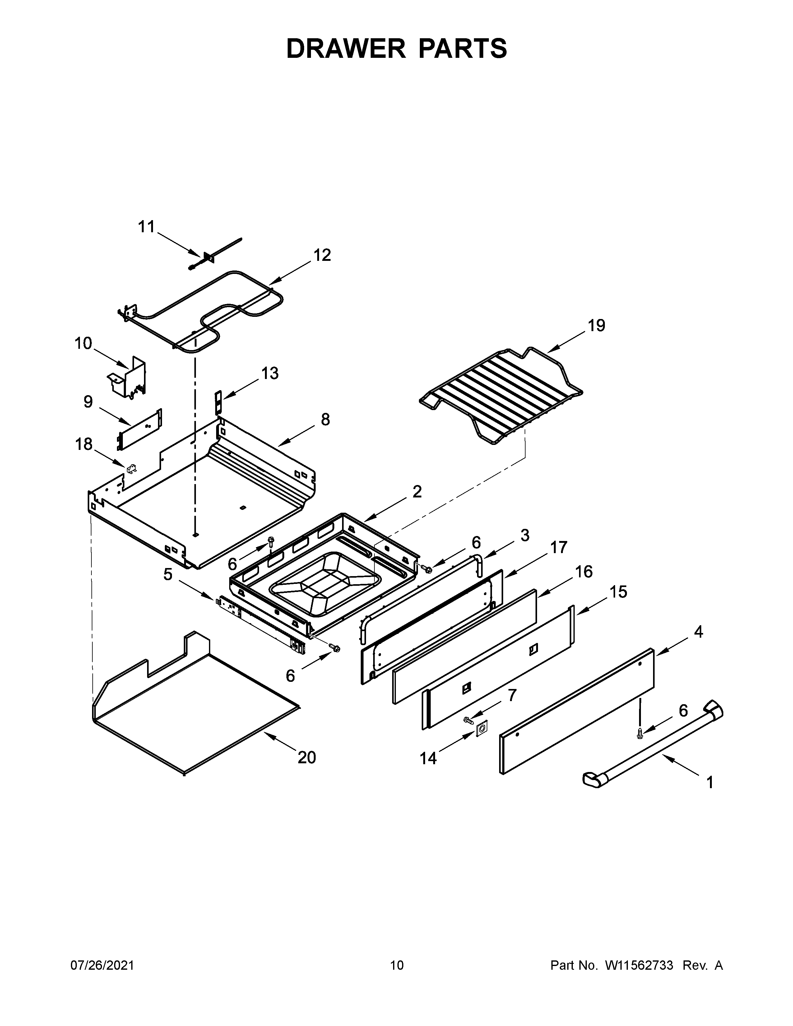 DRAWER PARTS