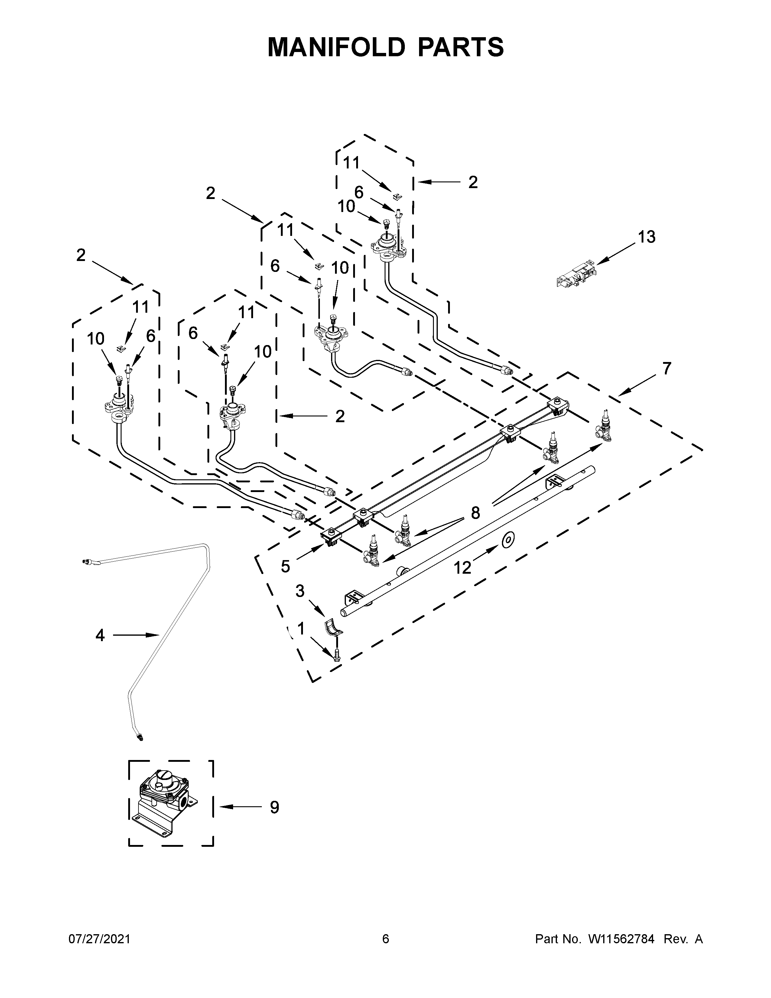 MANIFOLD PARTS