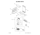 KitchenAid KSDG950ESS3 blower parts diagram