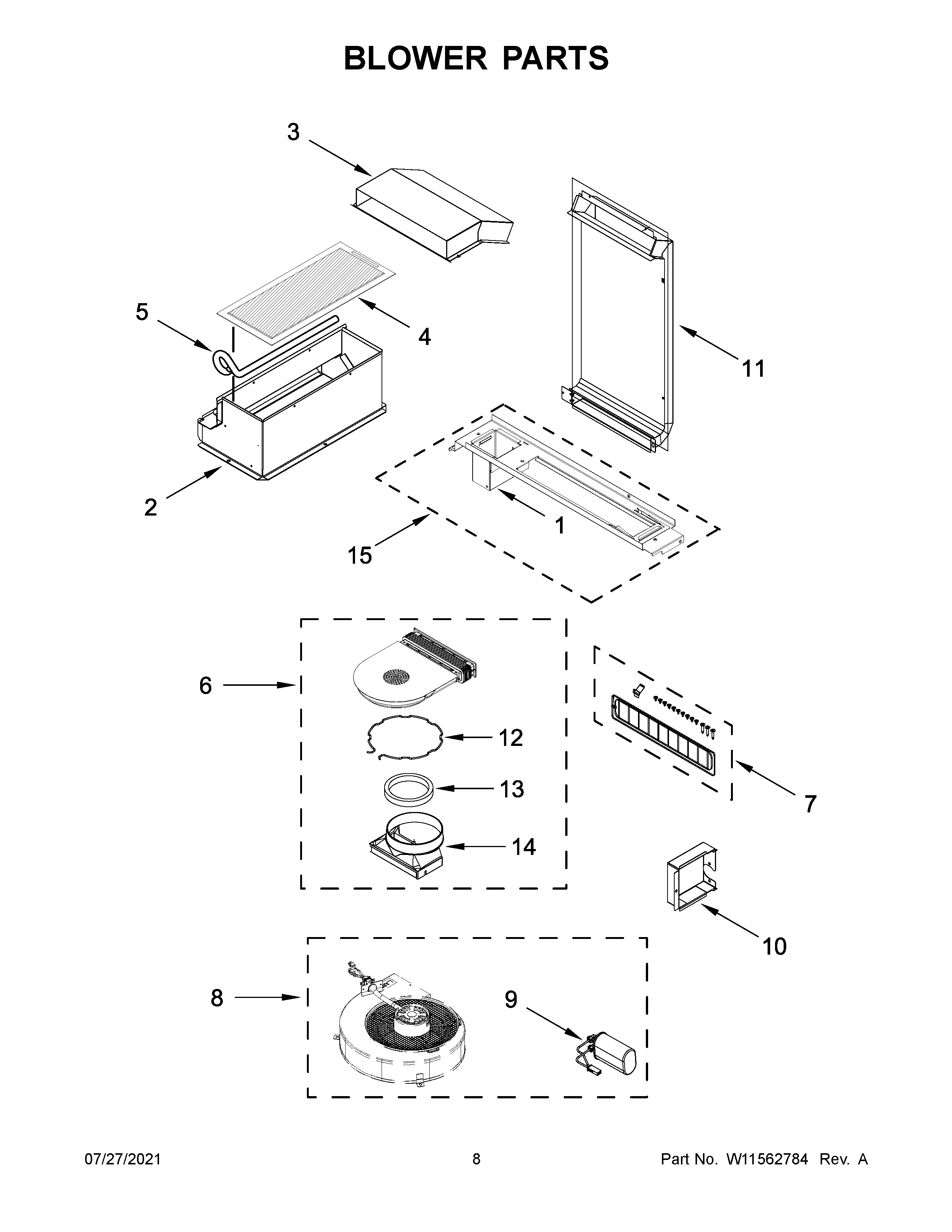 Blower parts