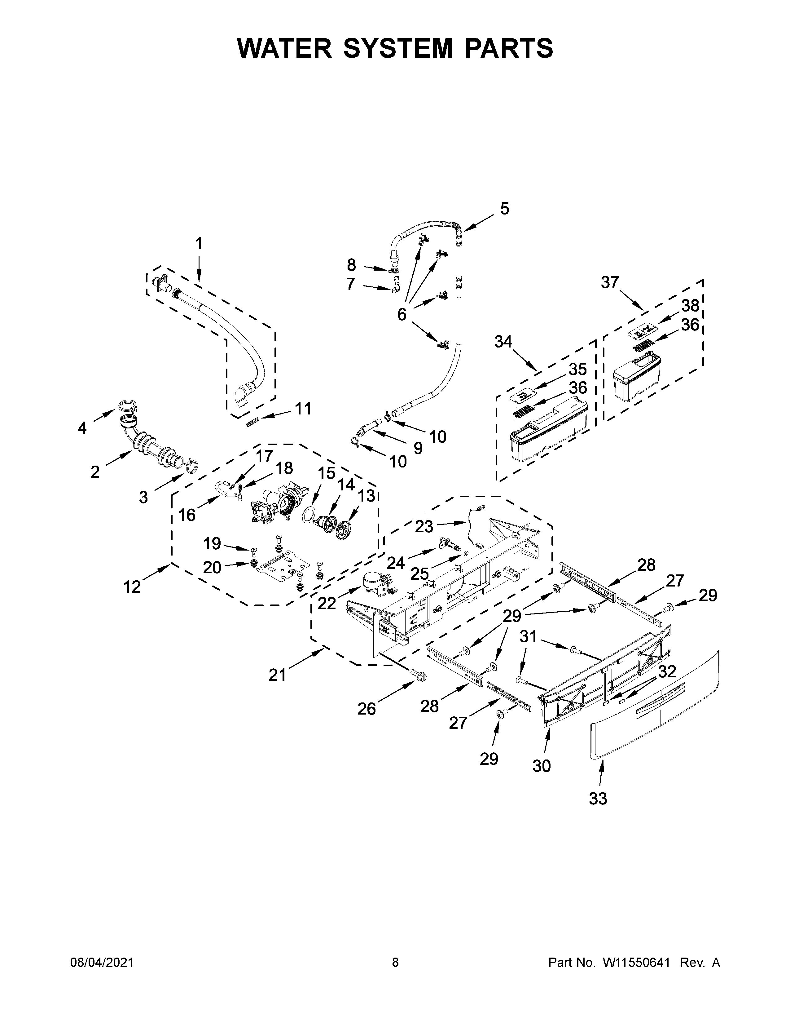 WATER SYSTEM PARTS