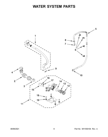 Water system parts