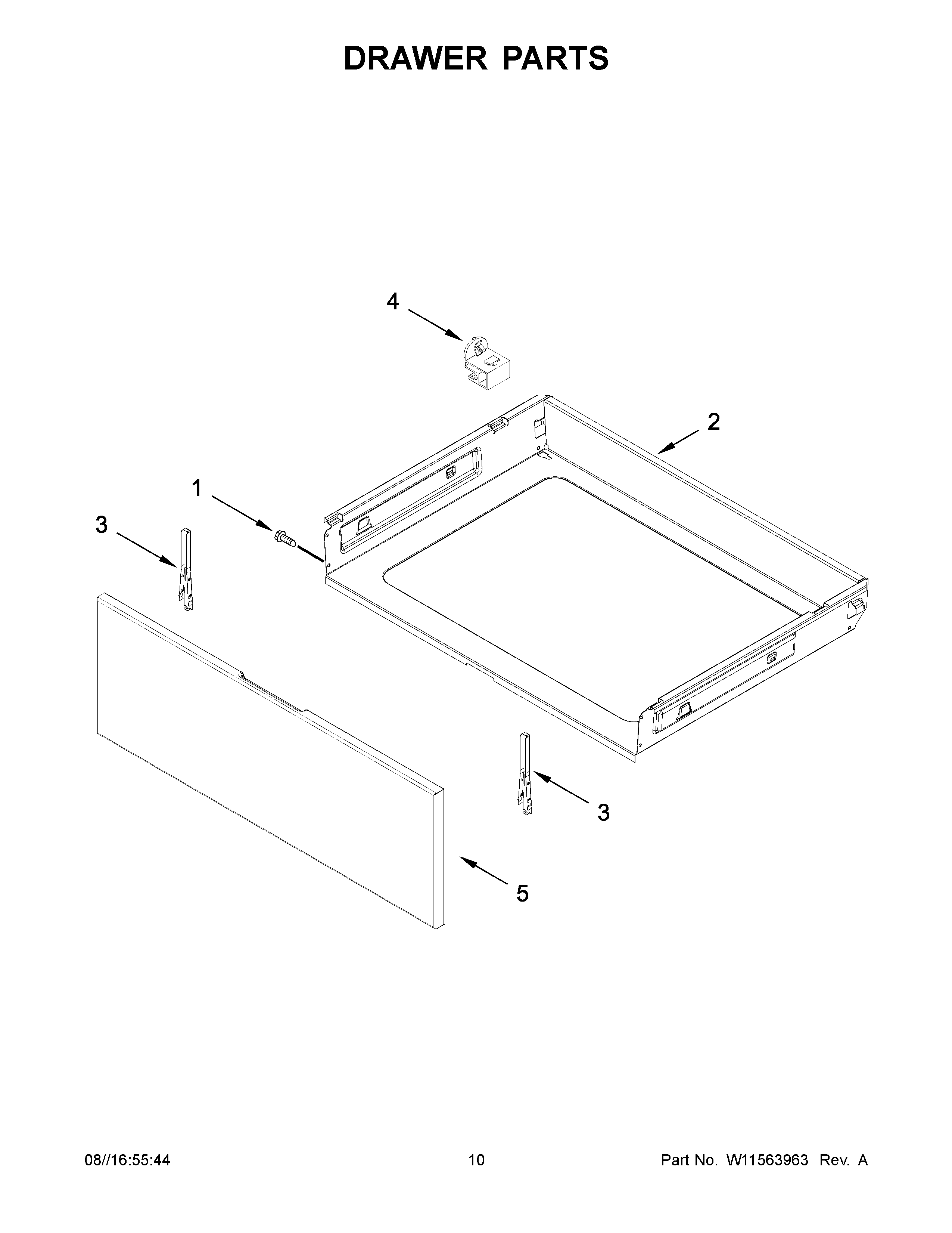 Drawer parts