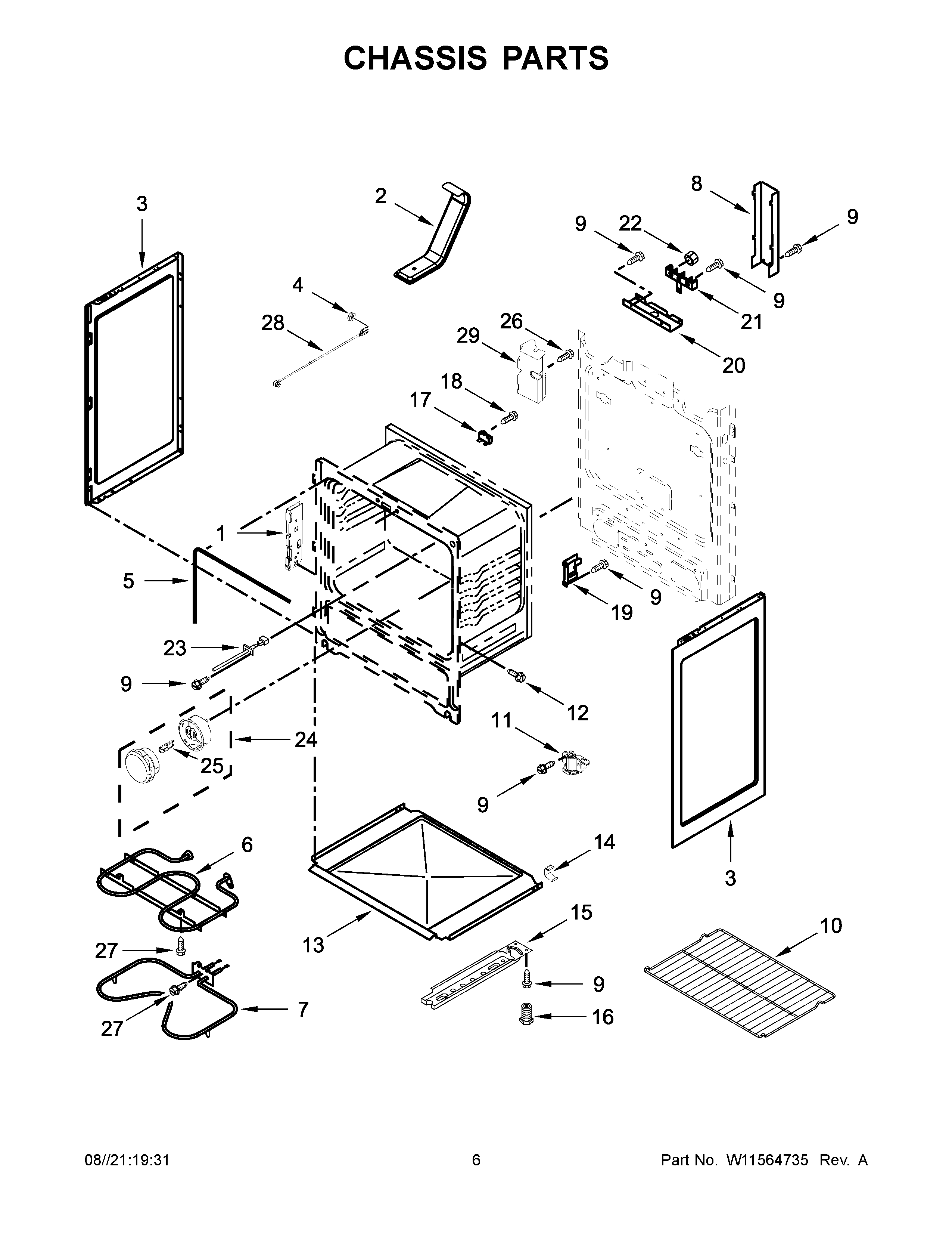 Chassis parts