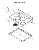 Cooktop parts