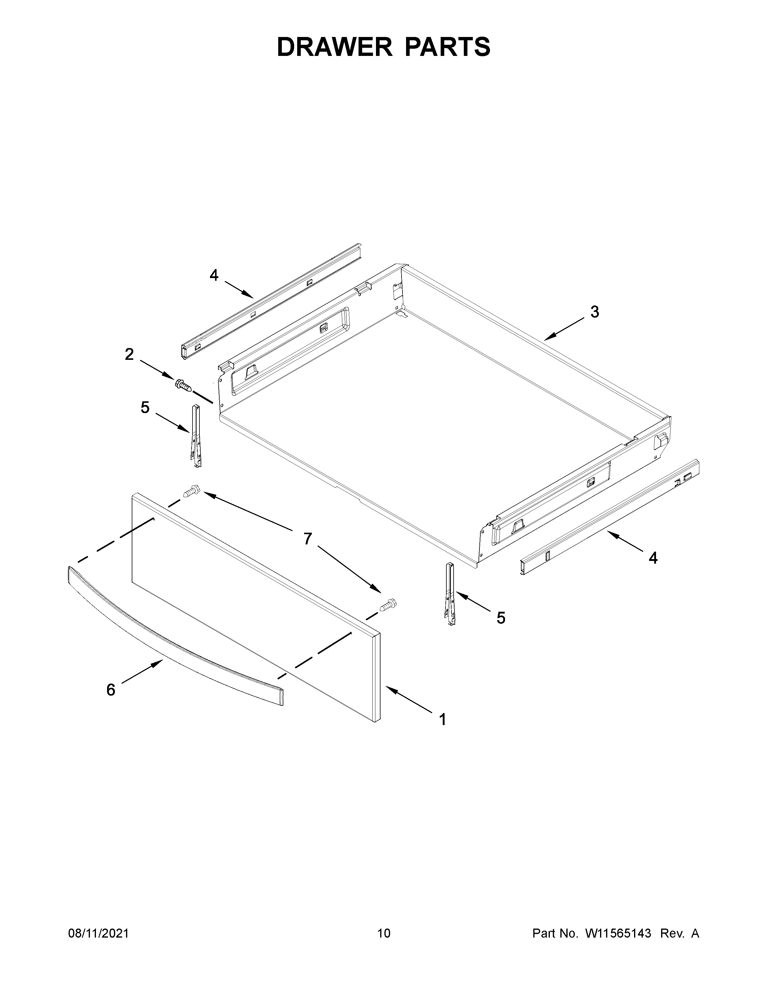 Drawer parts