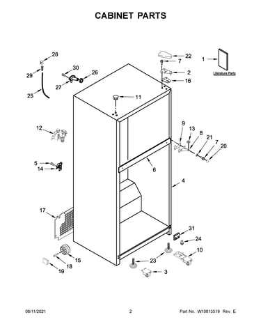 Cabinet parts
