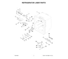 KitchenAid KRFC300EBL03 refrigerator liner parts diagram