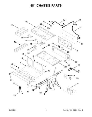 48" chassis parts
