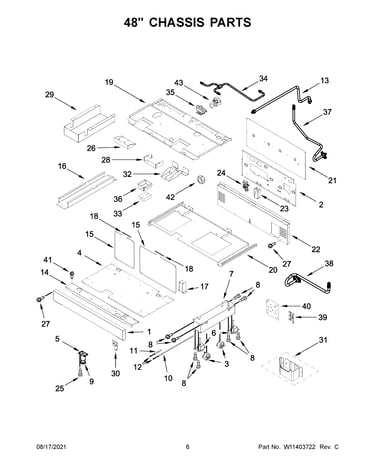 48" chassis parts