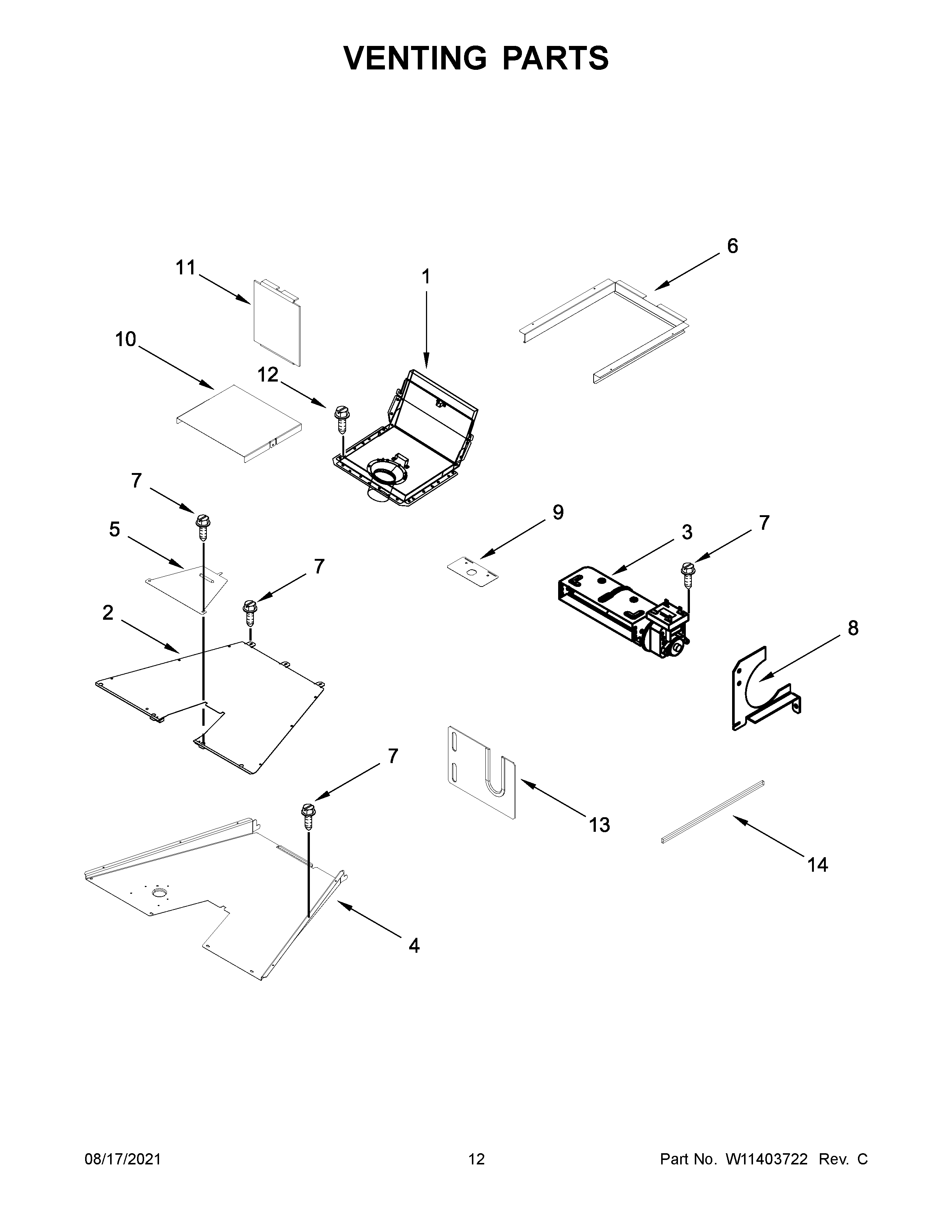 Venting parts