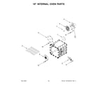 KitchenAid KFGC558JPA00 18" internal oven parts diagram