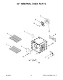 30" internal oven parts