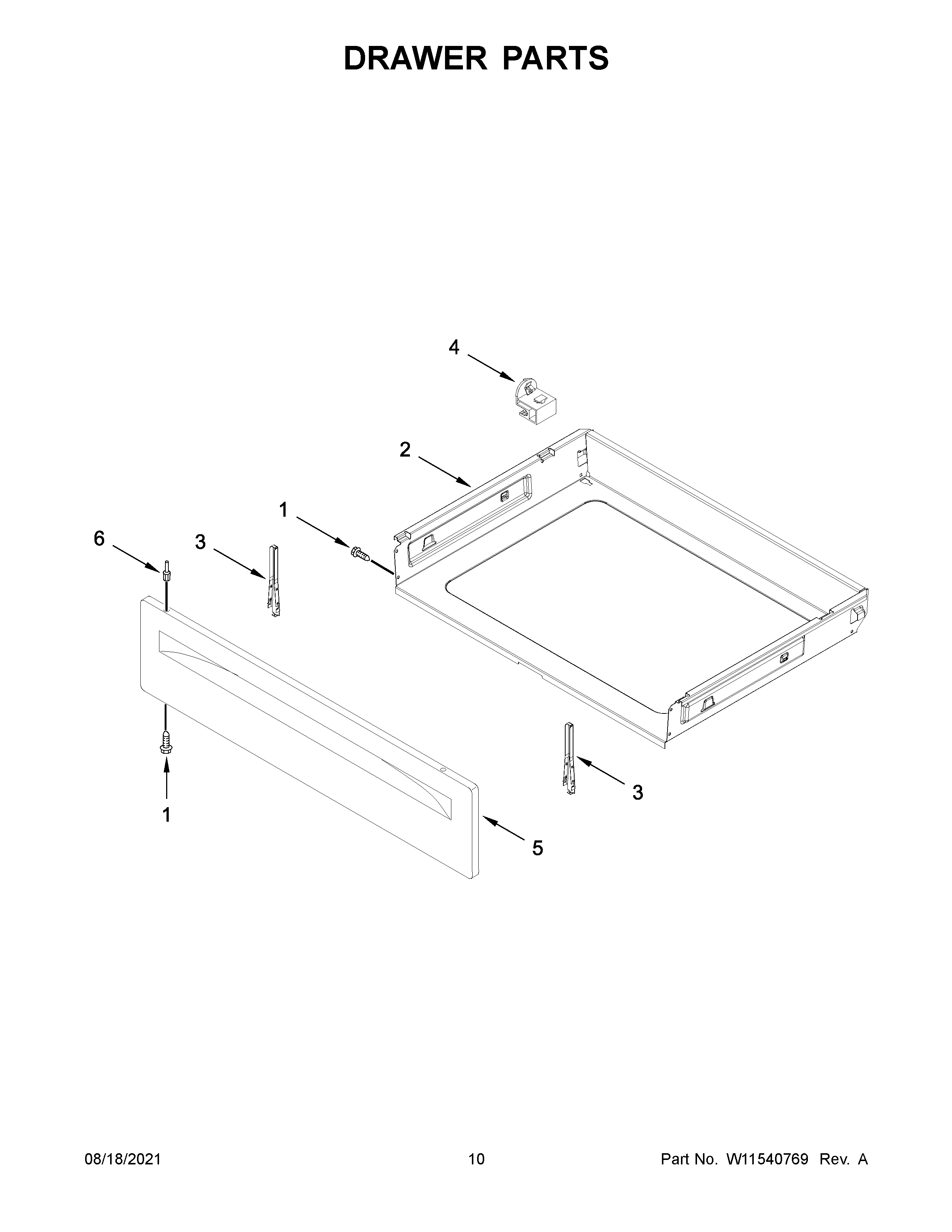 Drawer parts