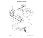 Whirlpool WEG515S0LB0 manifold parts diagram