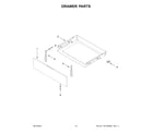 Maytag MER4600LS0 drawer parts diagram