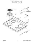 Cooktop parts