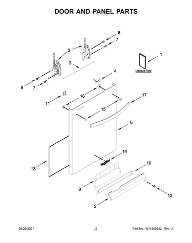 Door and panel parts