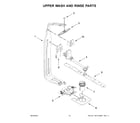 Whirlpool WDT970SAKV0 upper wash and rinse parts diagram