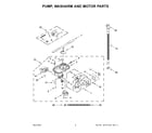 KitchenAid KDTE304LPA0 pump, washarm and motor parts diagram