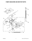 Pump, washarm and motor parts