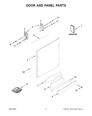 Door and panel parts