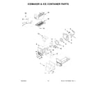 Whirlpool WRX735SDHV05 icemaker & ice container parts diagram