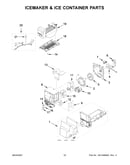 Icemaker & ice container parts