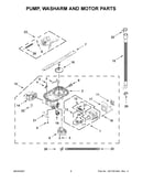 Pump, washarm and motor parts