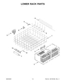 Lower rack parts