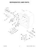 Refrigerator liner parts