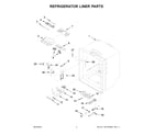 Jenn-Air JFFCF72DKL04 refrigerator liner parts diagram