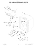 Refrigerator liner parts