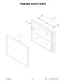 Freezer door parts