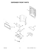 Dispenser front parts