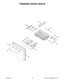 Freezer door parts