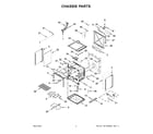 Whirlpool YWEE515S0LV0 chassis parts diagram