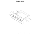 Whirlpool WFE550S0LW0 drawer parts diagram