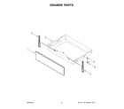 Whirlpool WFG550S0LV0 drawer parts diagram