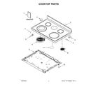 Maytag MER7700LZ0 cooktop parts diagram