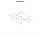 Maytag MER7700LZ0 drawer parts diagram