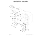 Jenn-Air JFC2089BEP07 refrigerator liner parts diagram