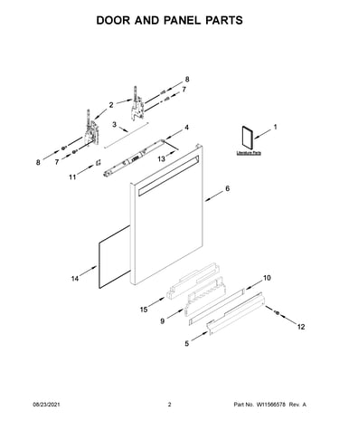 Door and panel parts