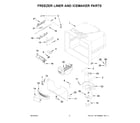 KitchenAid KRFC302EPA05 freezer liner and icemaker parts diagram