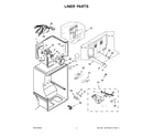 Whirlpool WRT519SZDG00 liner parts diagram