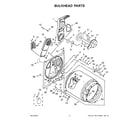 Maytag MEDC465HW0 bulkhead parts diagram