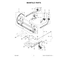 Whirlpool WFG515S0JS2 manifold parts diagram