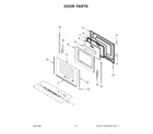 Whirlpool WFG515S0JS2 door parts diagram