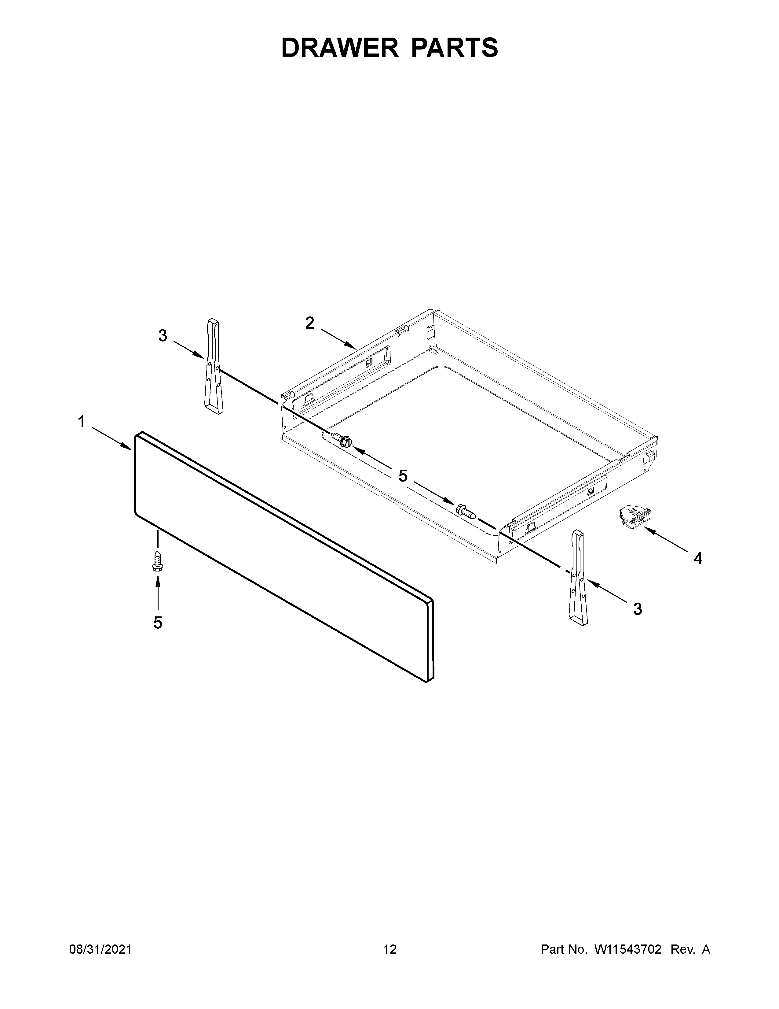 Drawer parts